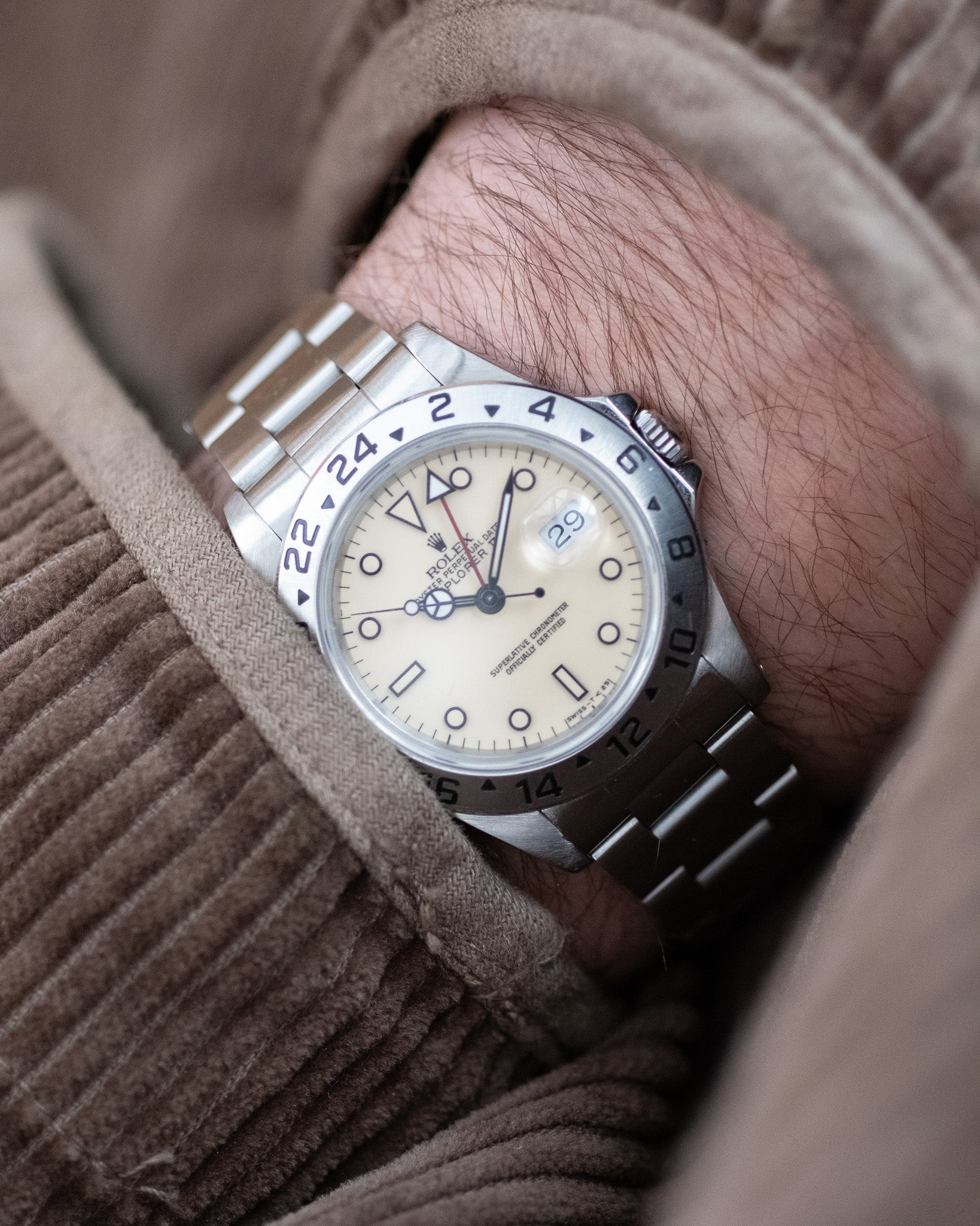 Rolex Explorer II Ref. 16570 Cream