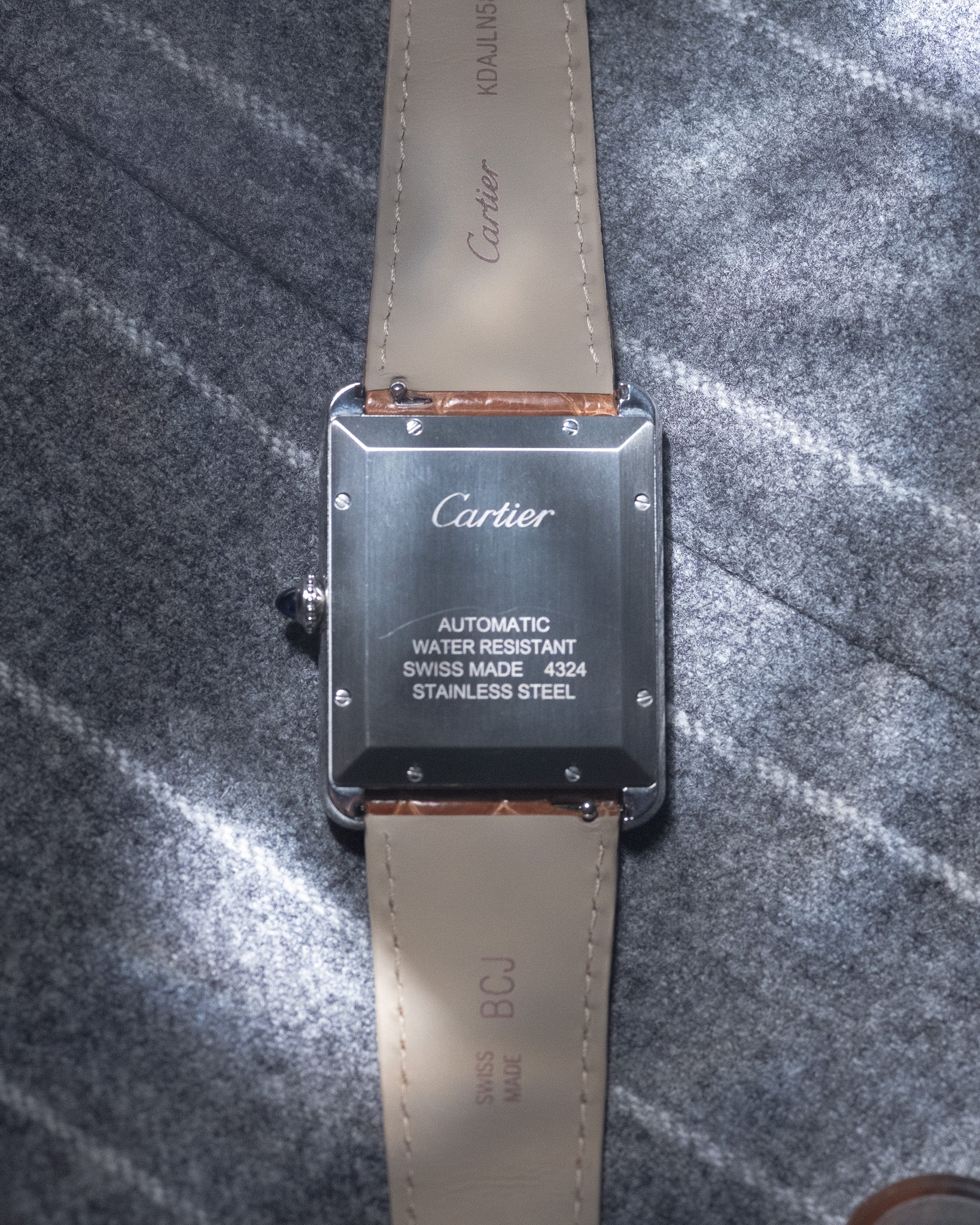 Cartier Tank XL Caseback