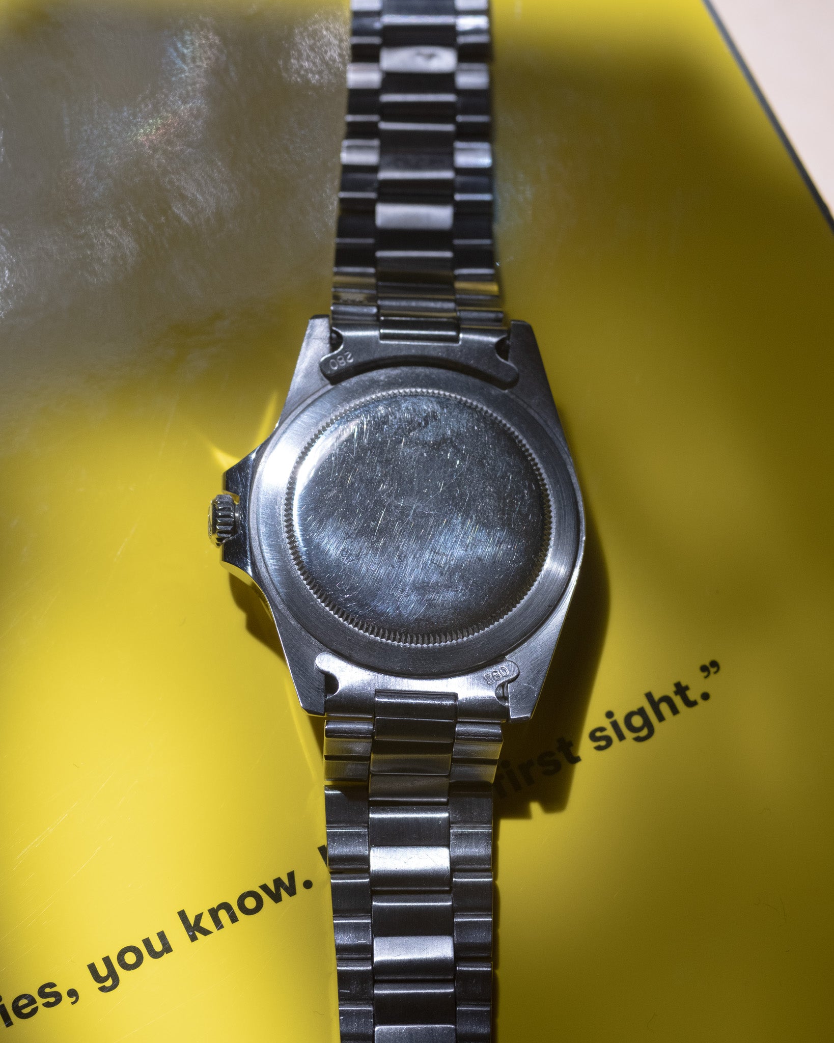 Rolex Explorer II Ref. 1655 Caseback