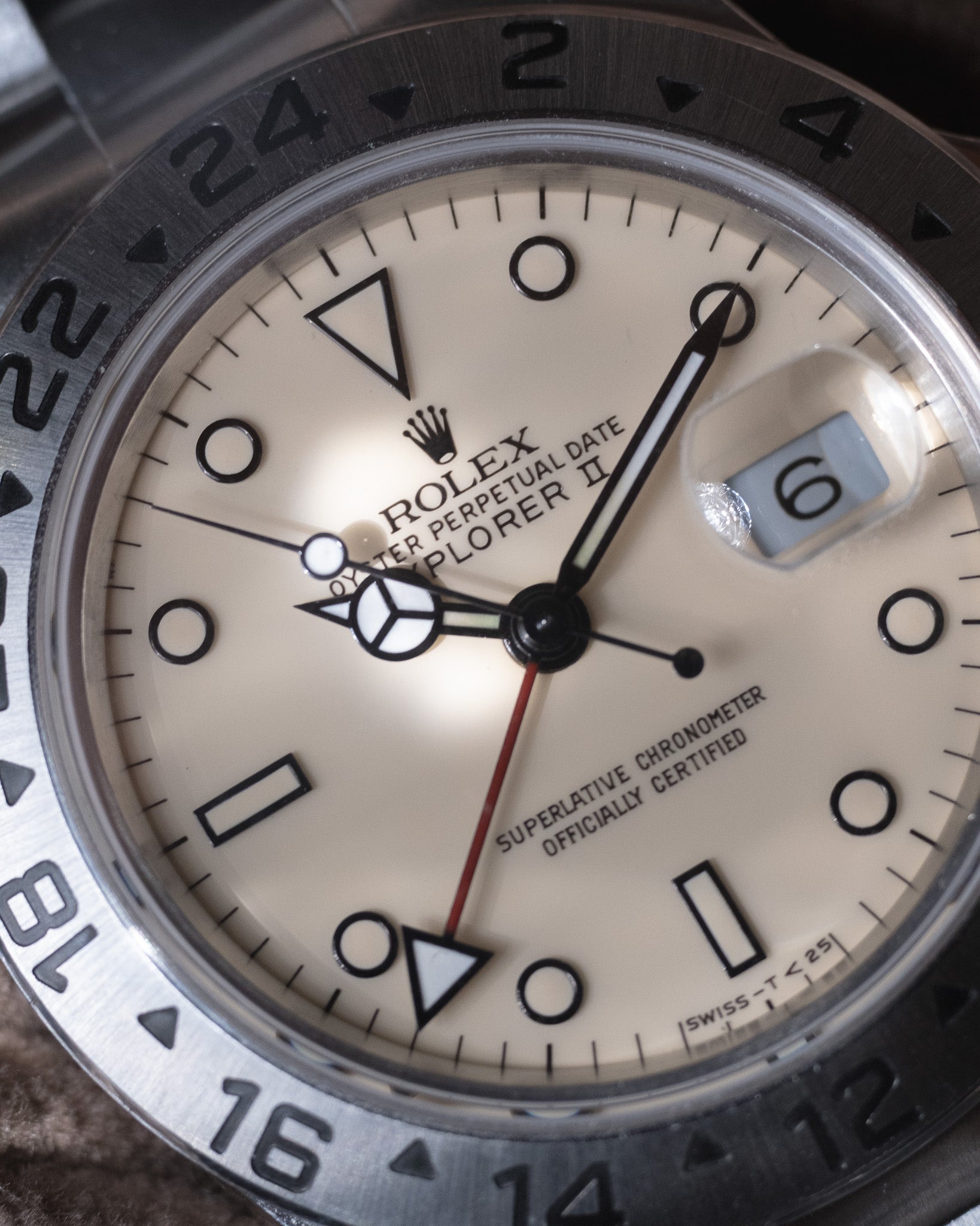 Rolex Explorer II Ref. 16570 Cream