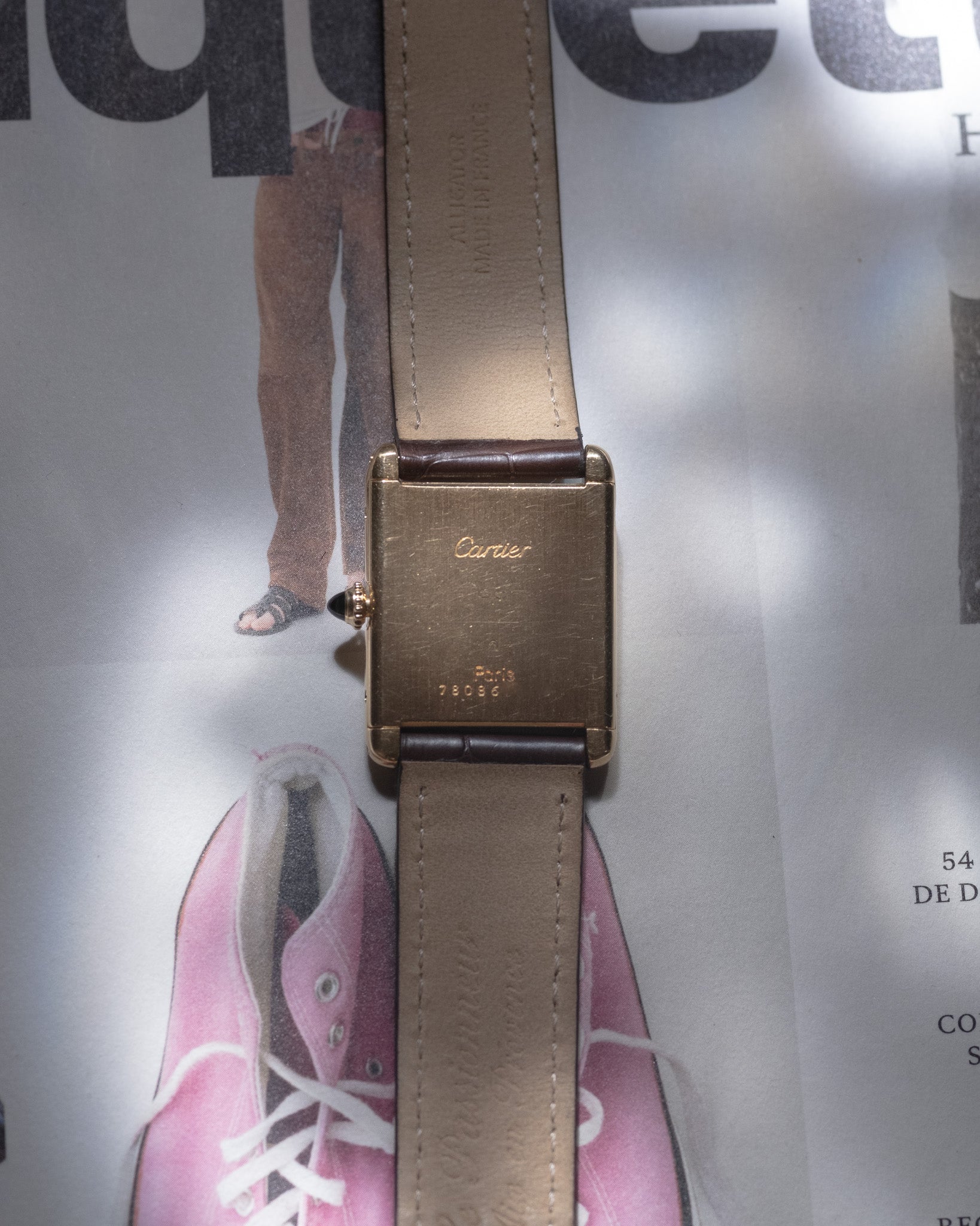 Cartier Tank Louis Caseback