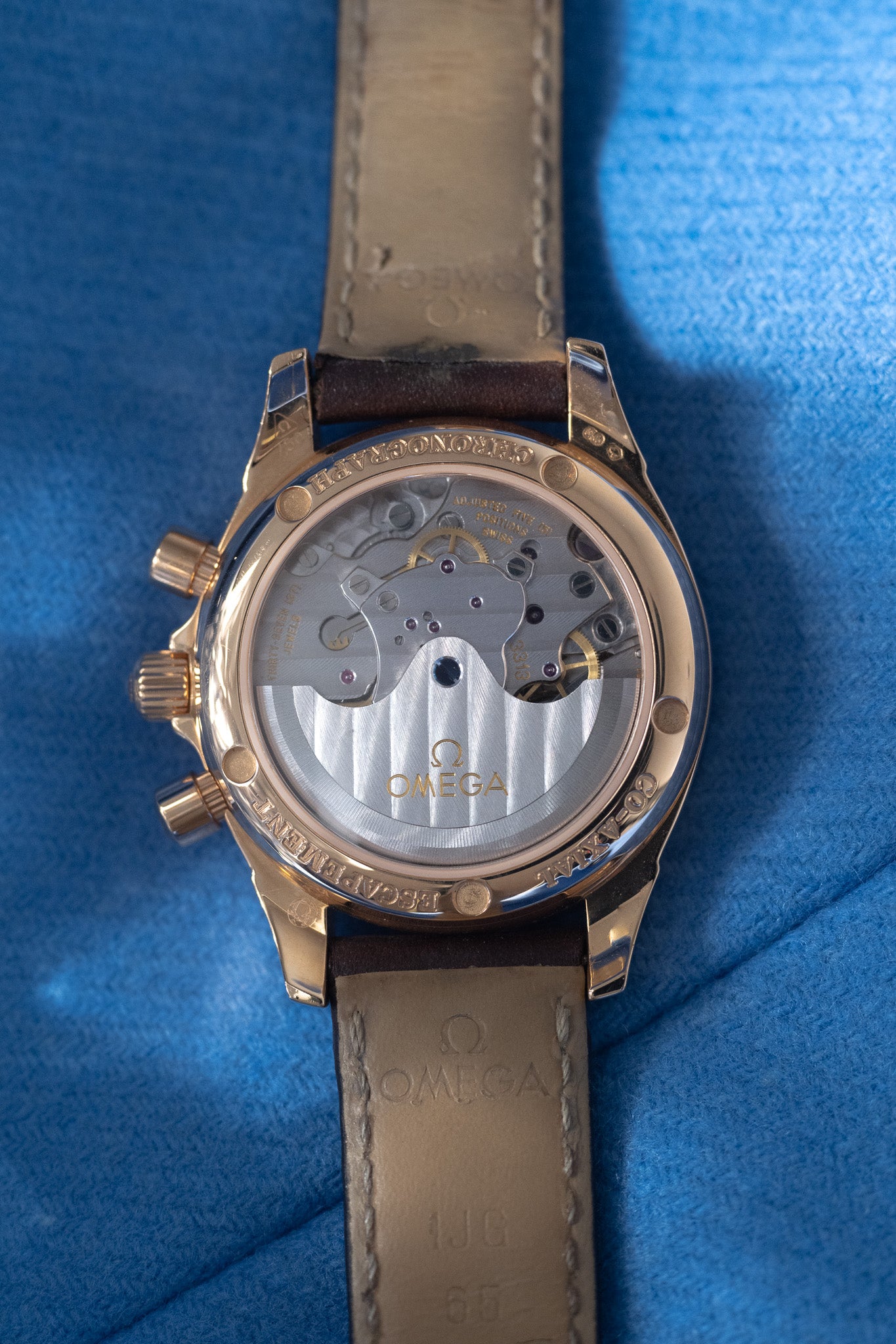 Omega De Ville Chronograph Ref. 422.58.35.50.13.001 Case Back