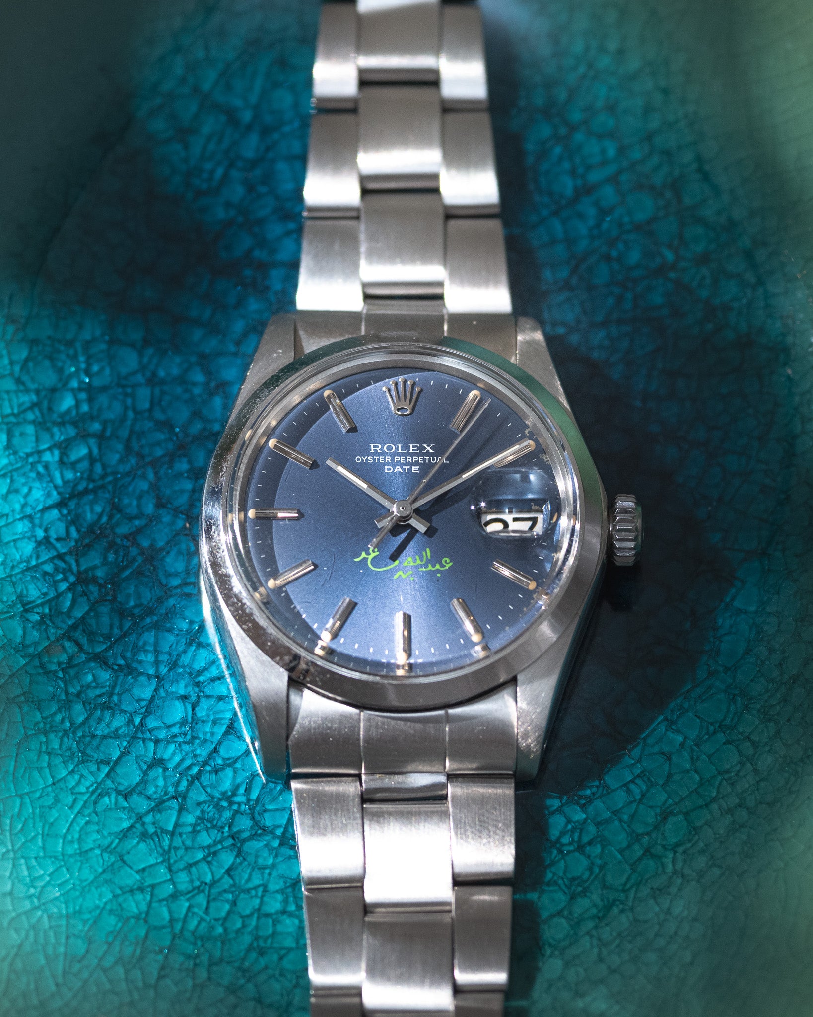 Rolex Date Ref. 1500 Double Signed