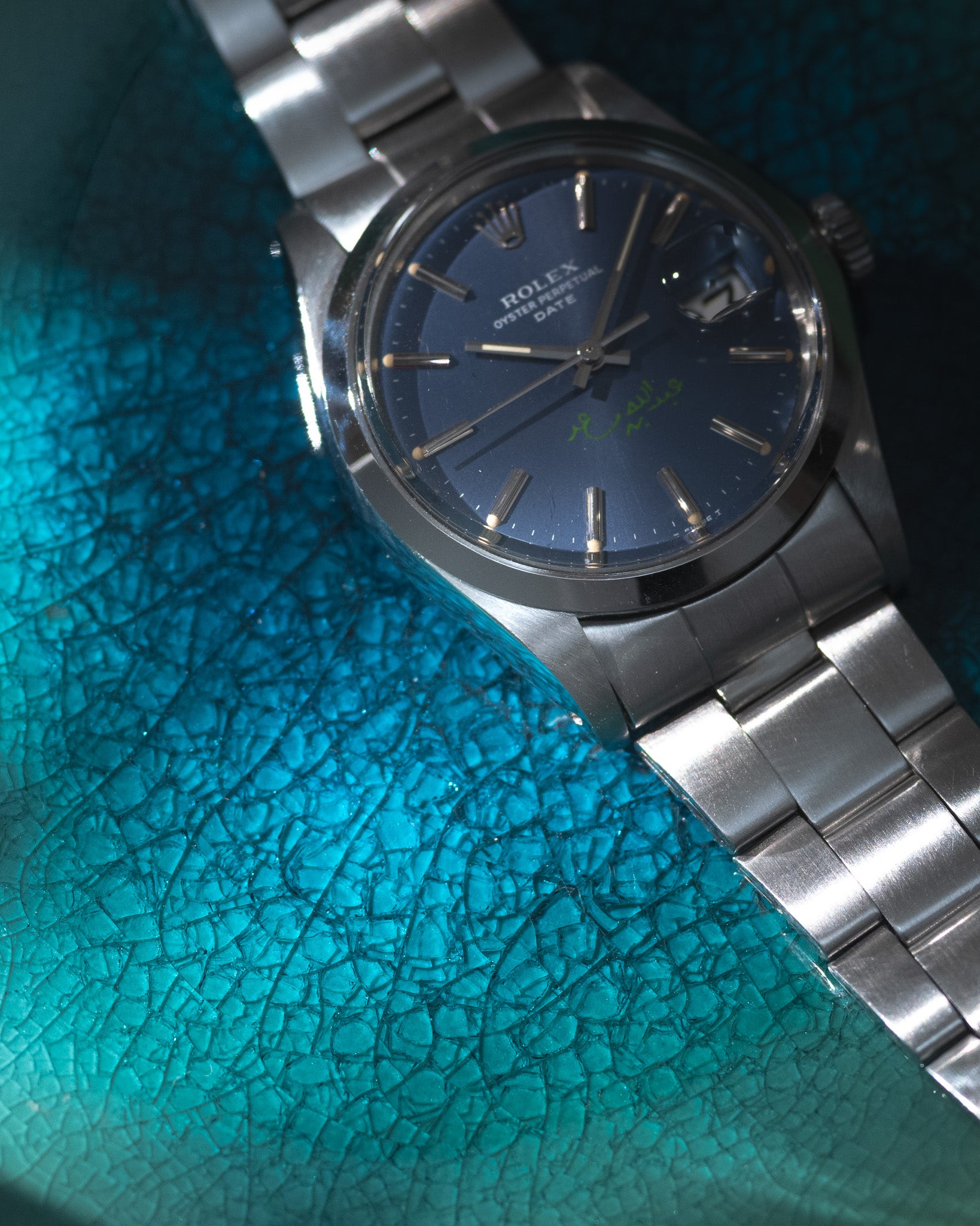 Rolex Date Ref. 1500 Double Signed