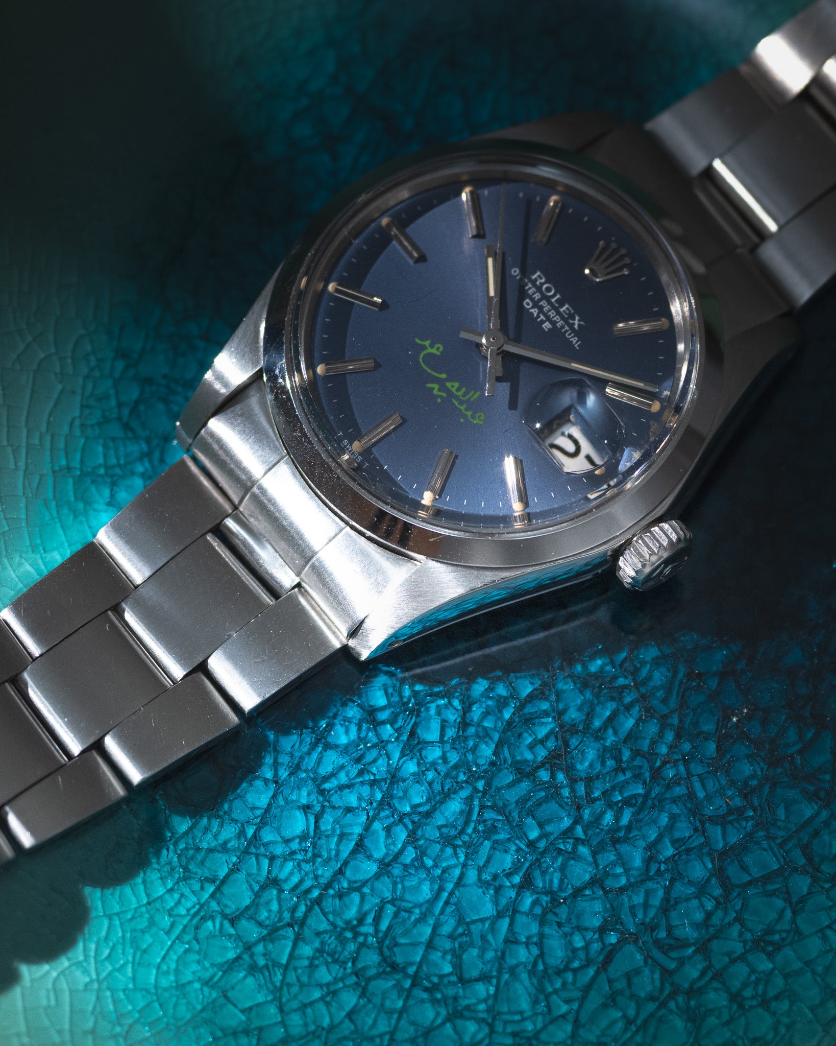 Rolex Date Ref. 1500 Double Signed