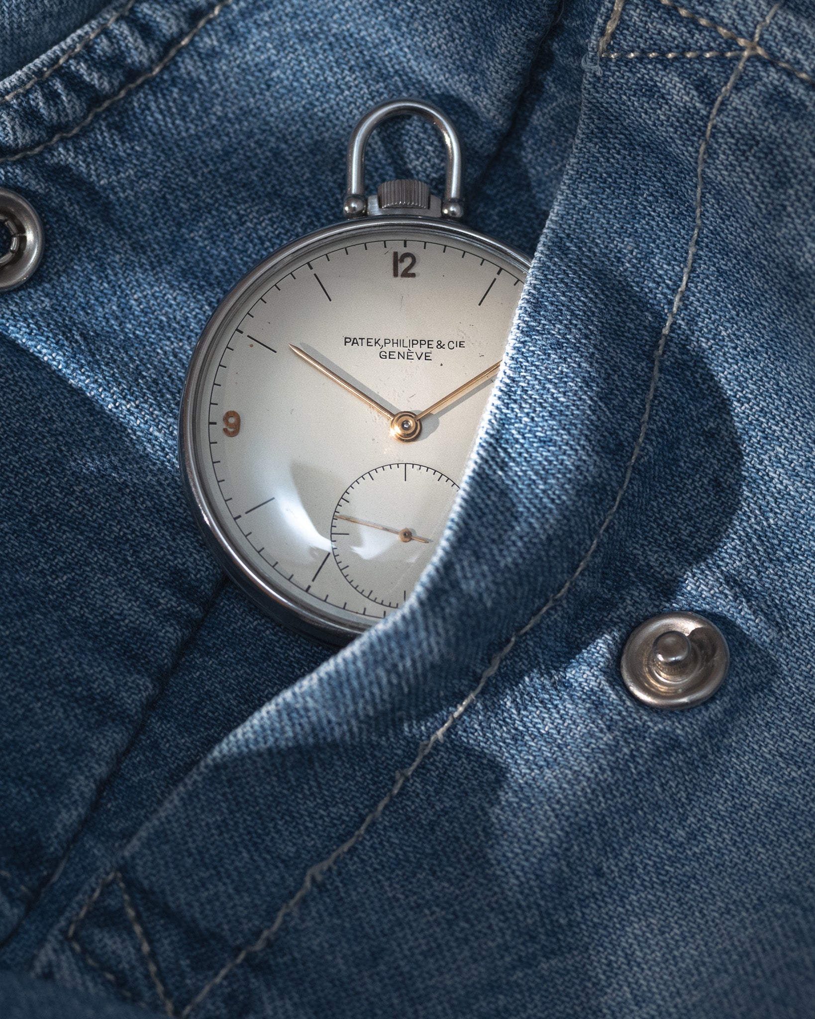 Patek Philippe Steel Pocket Watch