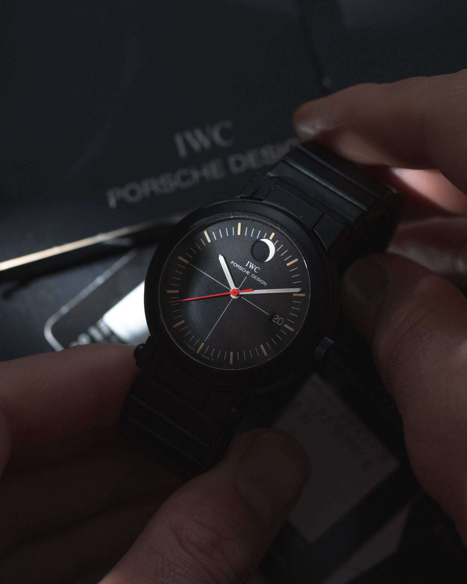 IWC Porsche Design Moonphase Compass Ref. 3551