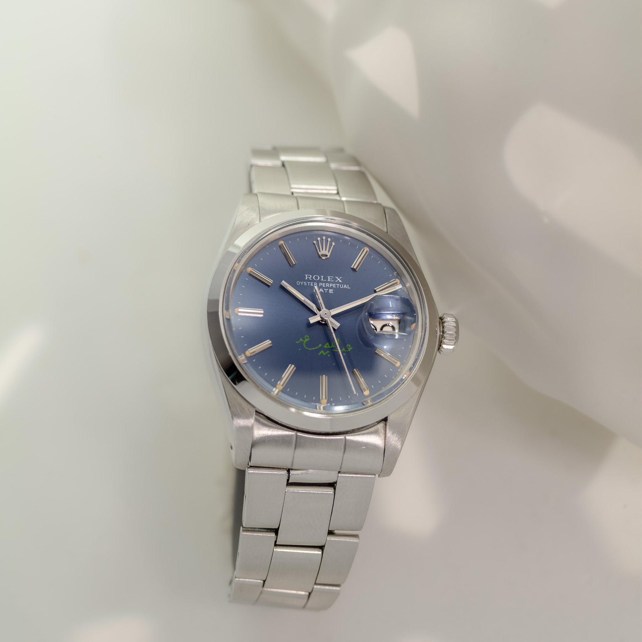 Rolex Date Ref. 1500 Double Signed
