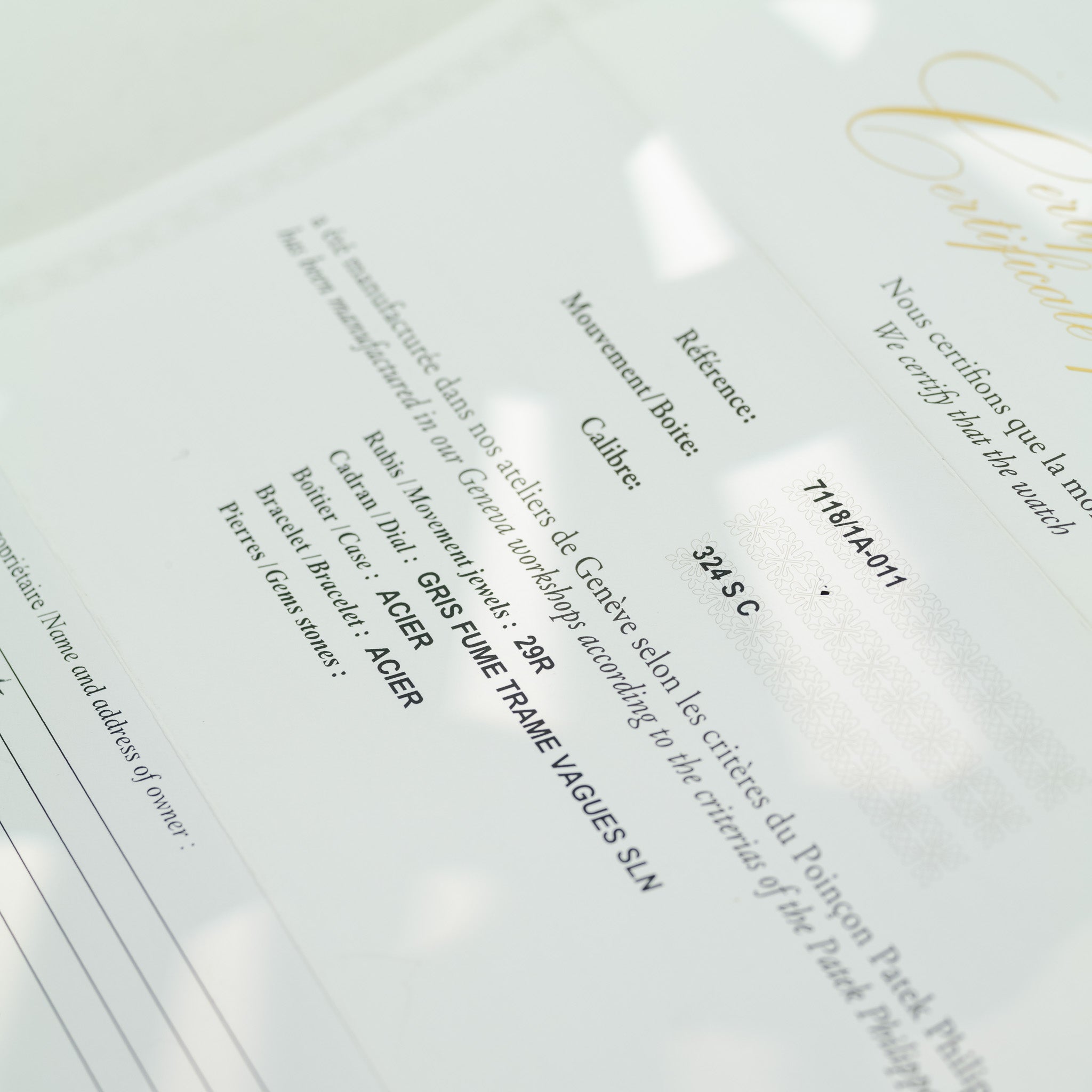 Patek Philippe Nautilus Ref. 7118/1A-011