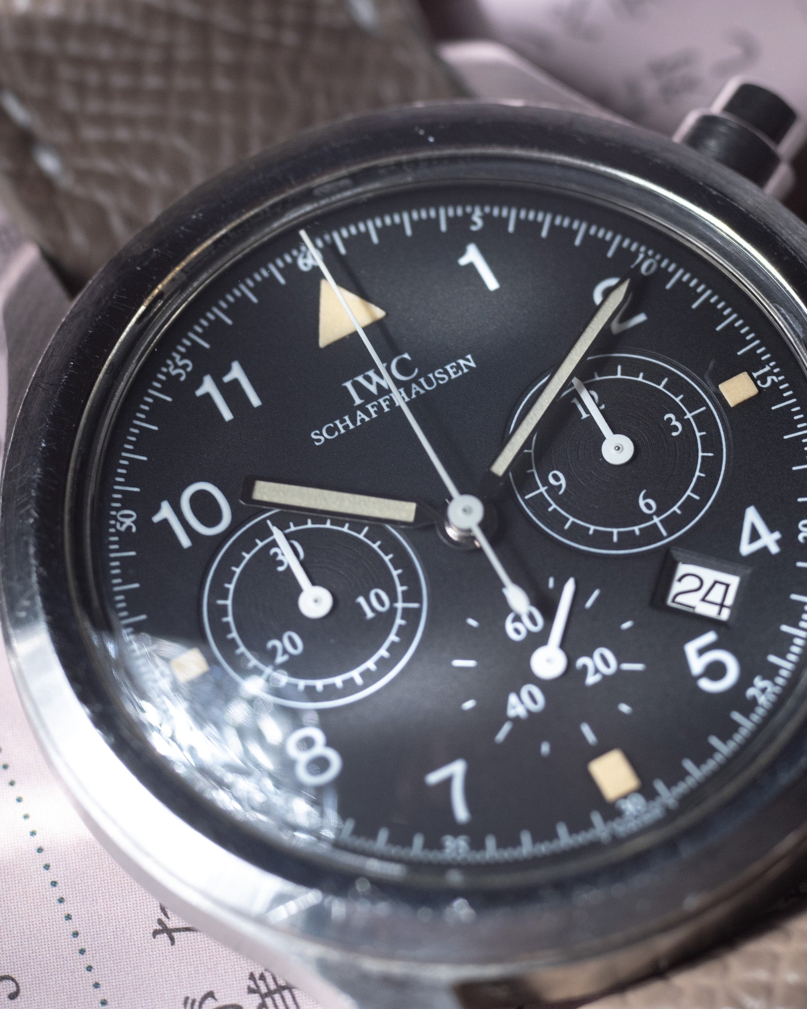  IWC Pilot's Watch Chronograph Mecaquartz Ref. IW3741 