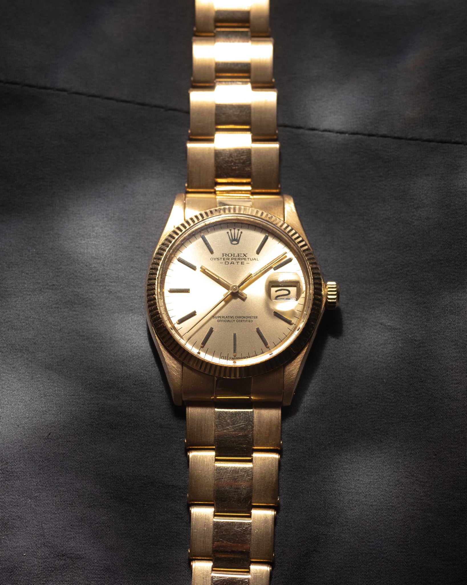 Rolex Date Ref. 1503 champagne sigma dial