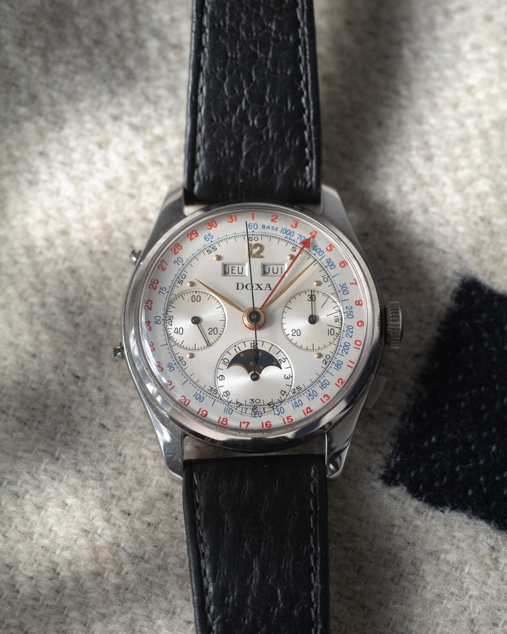 Doxa Complete Calendar Chronograph with Moon Phase