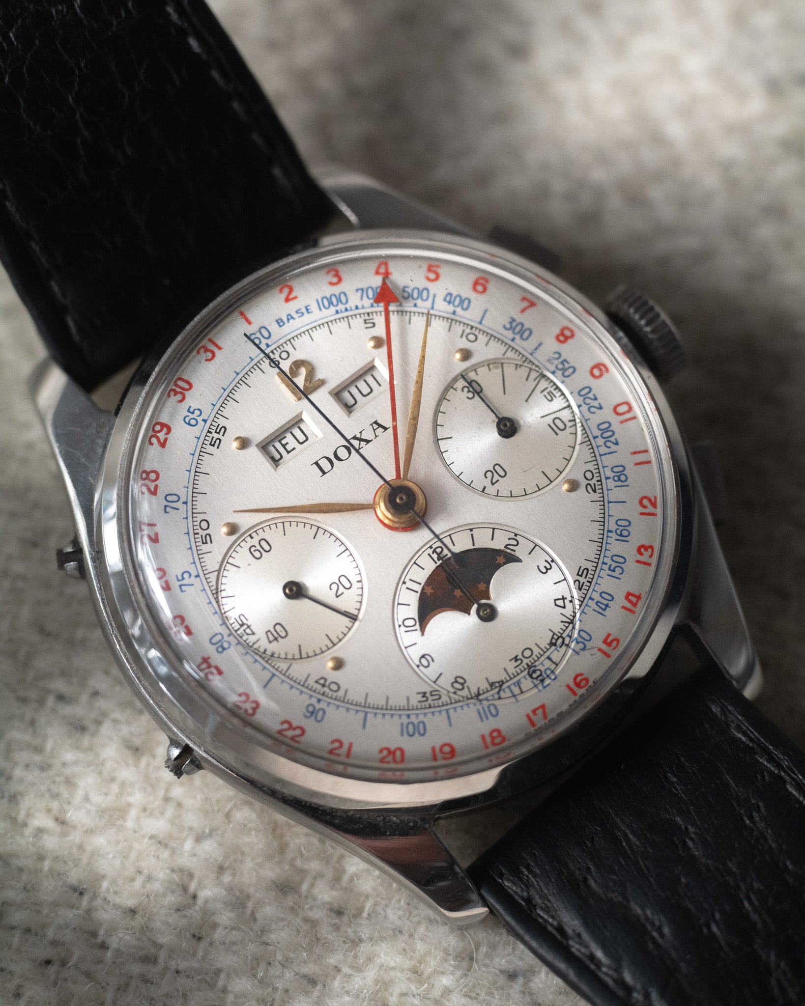 Doxa Complete Calendar Chronograph with Moon Phase