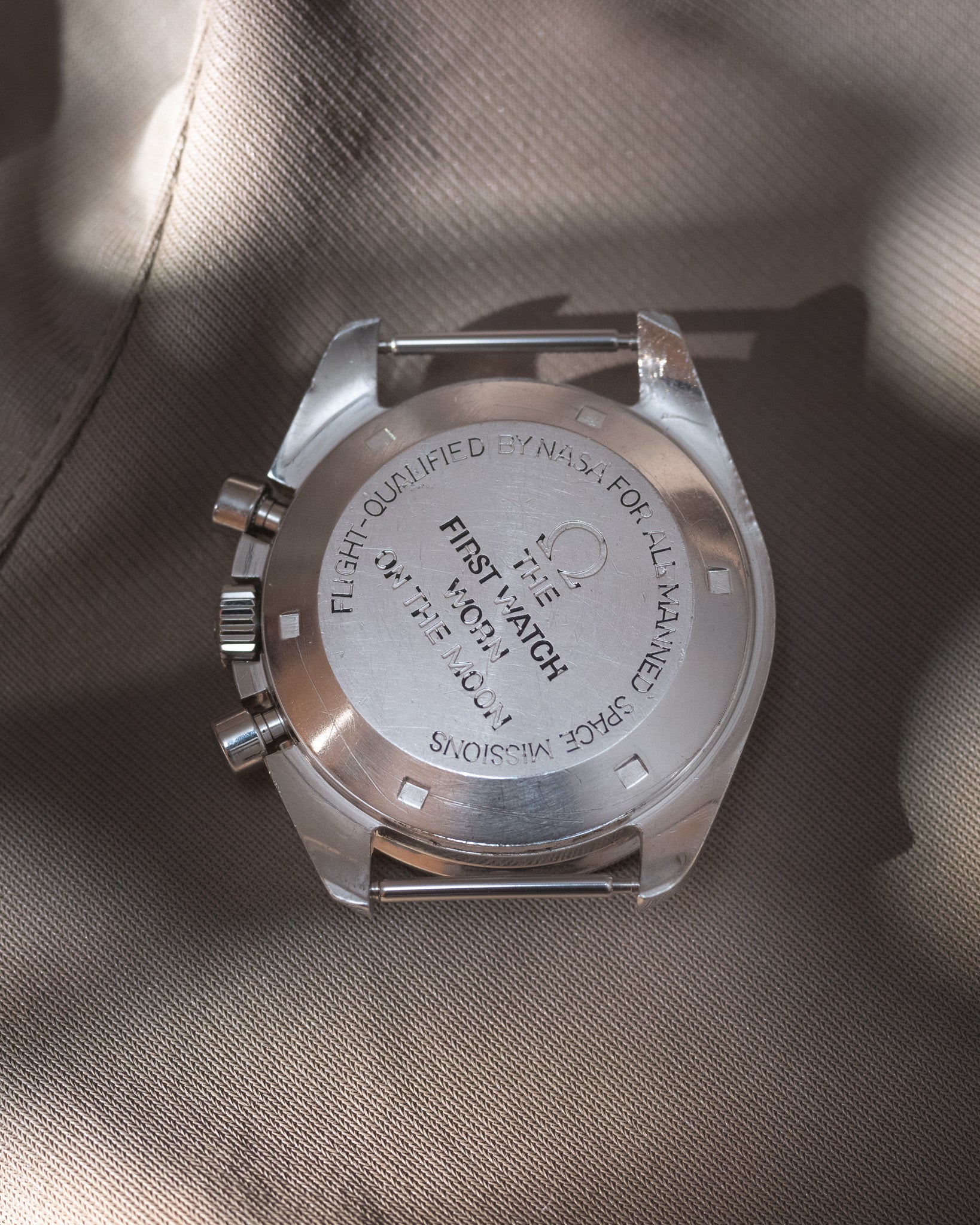 Omega Speedmaster Moonwatch Straight Writing