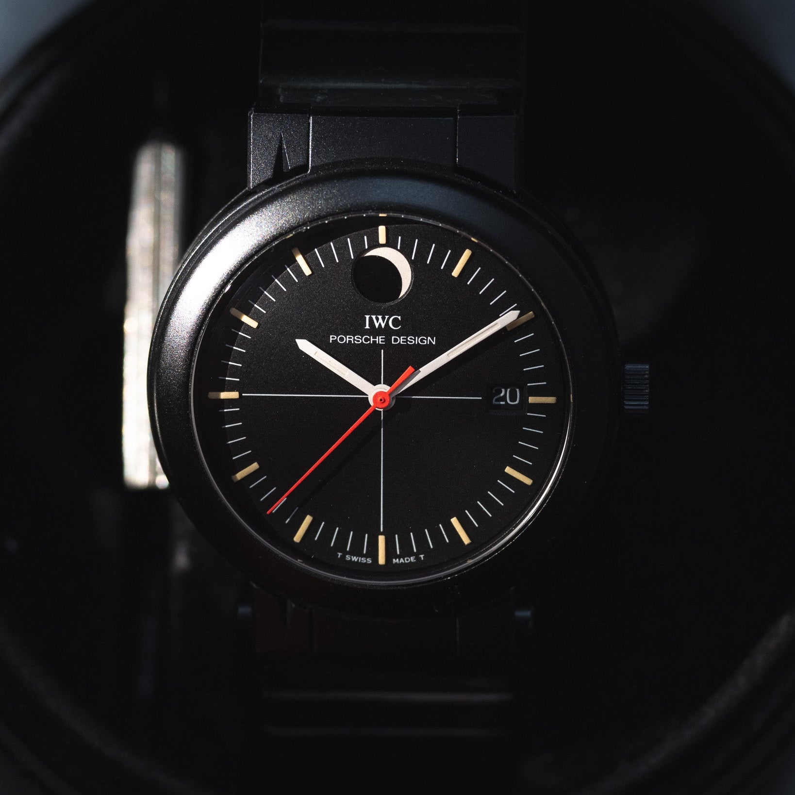 IWC Porsche Design Moonphase Compass 3551 lespetitshorlogers