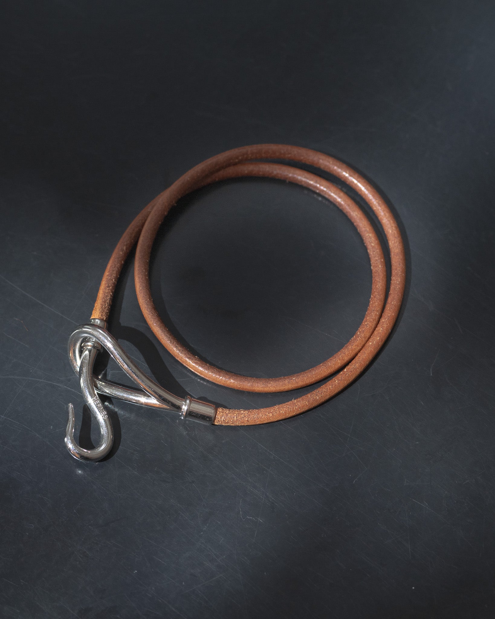 hermès jumbo hook double tour bracelet