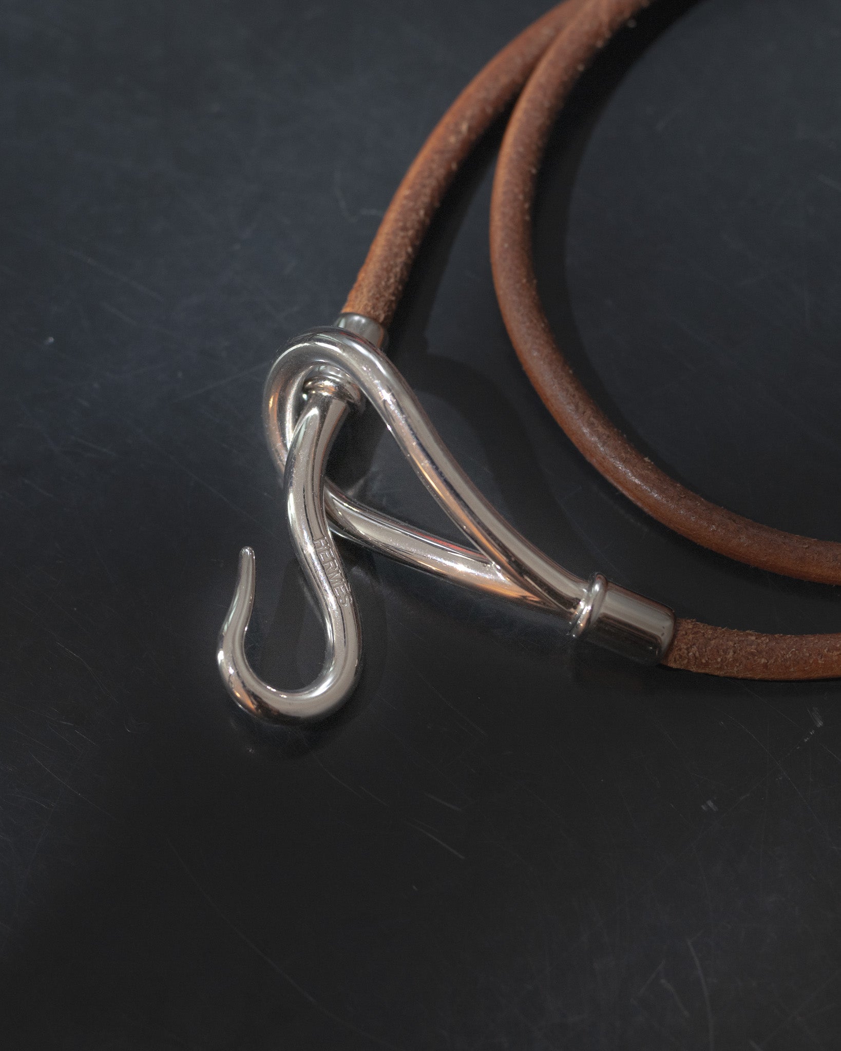 hermès jumbo hook double tour bracelet