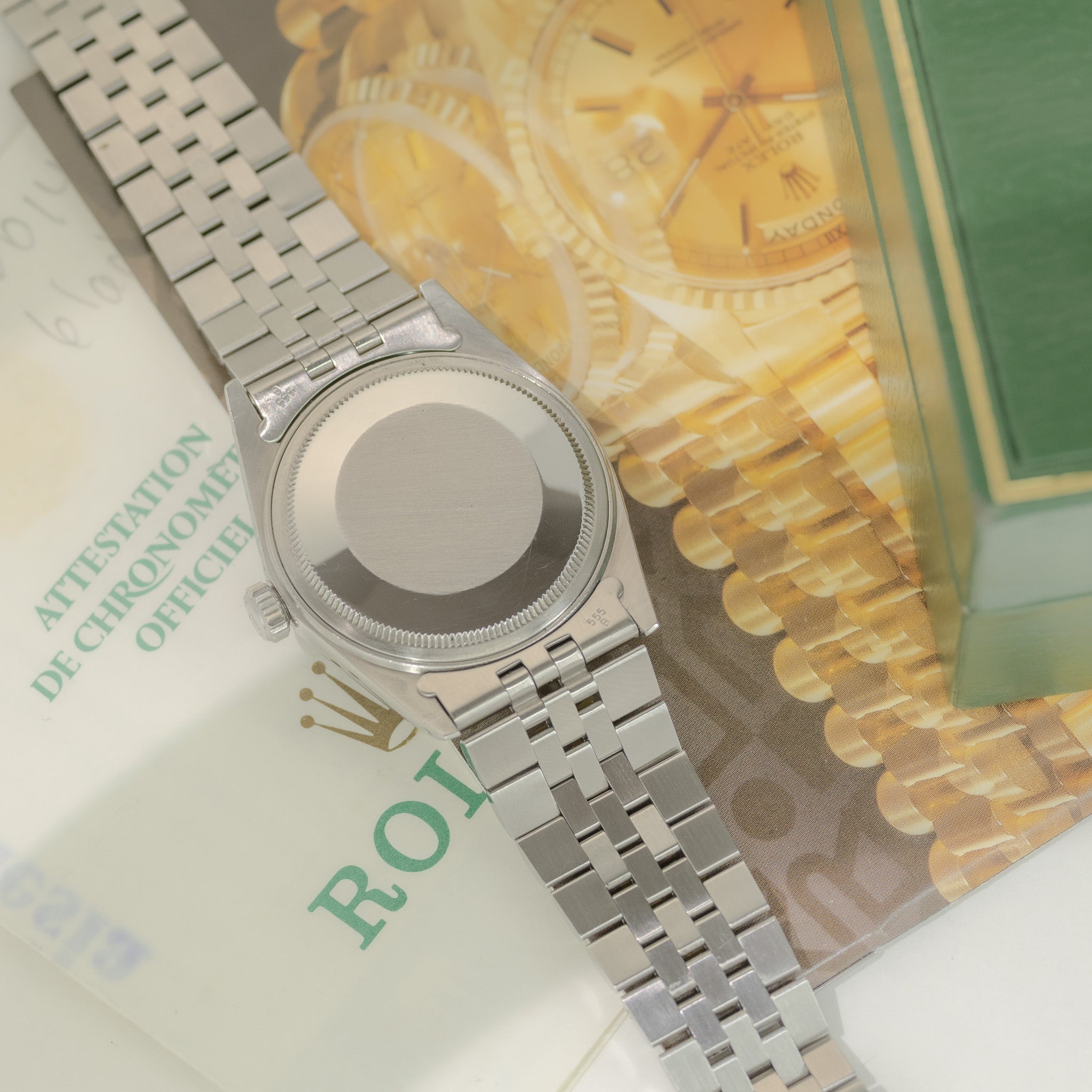Rolex Datejust Ref. 16014 Black Factory Diamond 